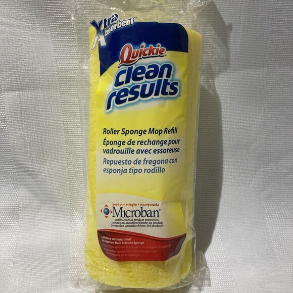 Quickie Clean Results Refill Microban‎ Roller Sponge Mop model #058BCRMB Type M - Picture 2 of 9